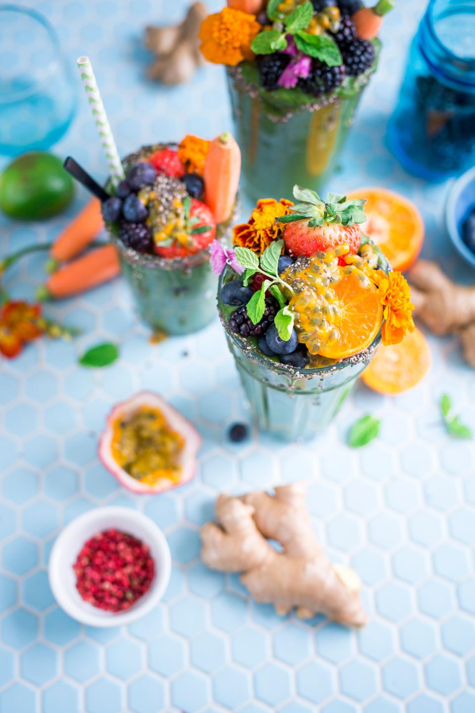 Minuman segar berbahan jahe